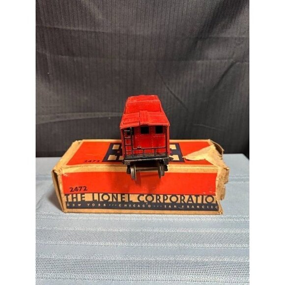 Vintage Lionel Trains O Gauge Post War Pennsylvania Metal Caboose 2472 With Box - Picture 2 of 6